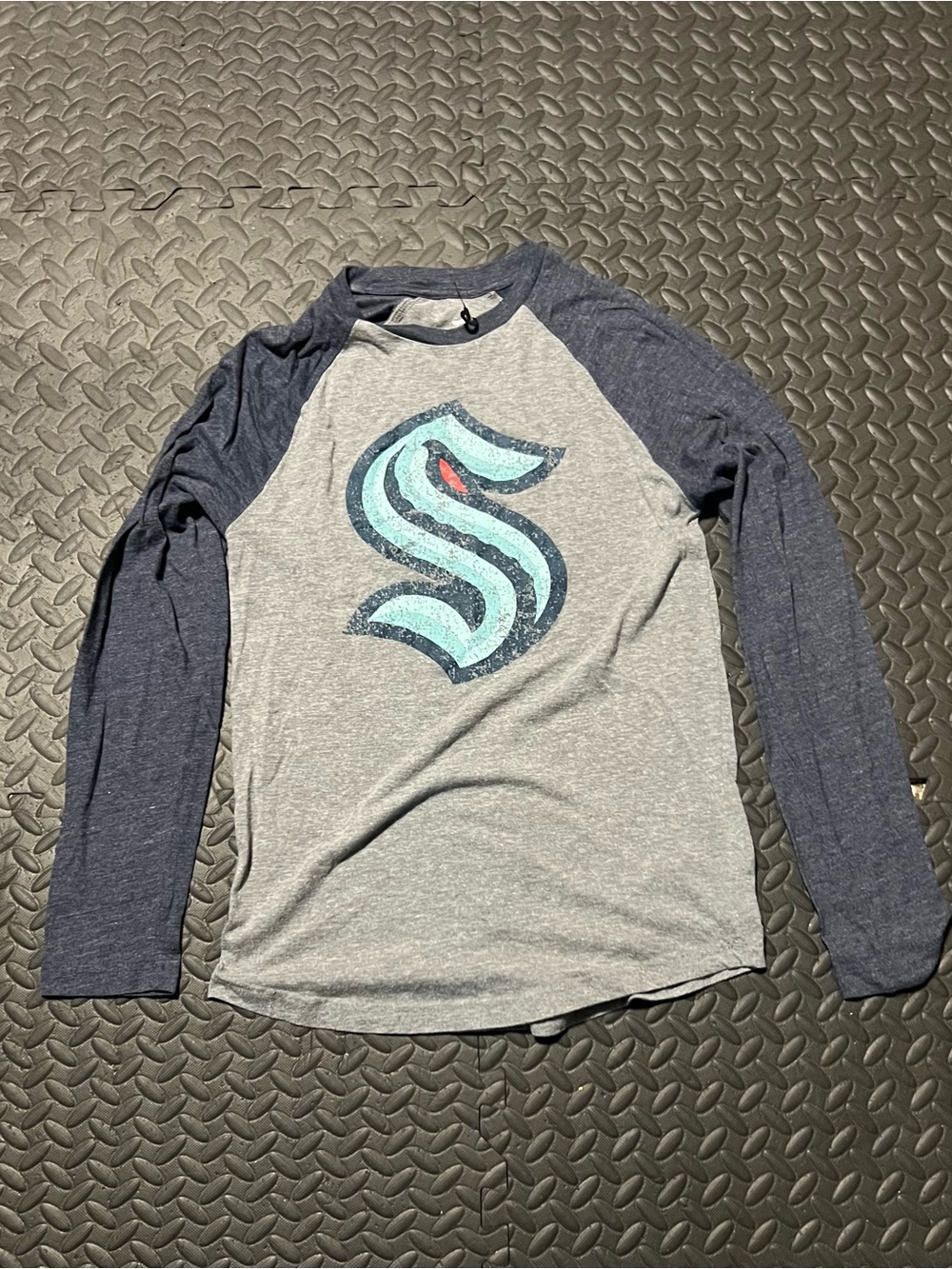 Fanatics Grey Crewneck Tee with Subtle Logo